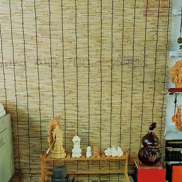 Japanese style peeled thick reed fence - Besthome